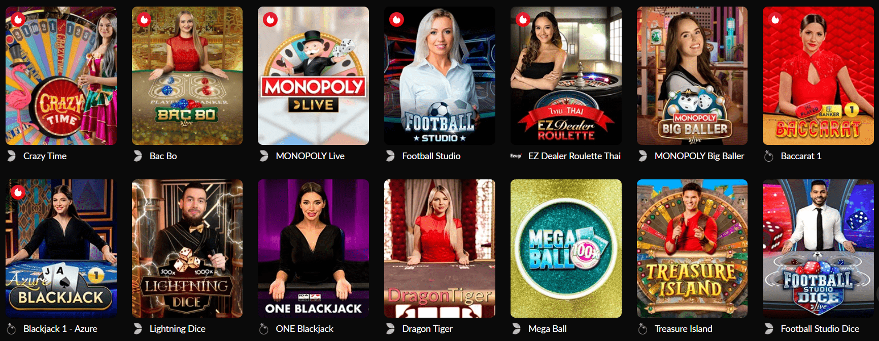 Prévia do cassino ao vivo do Betboom