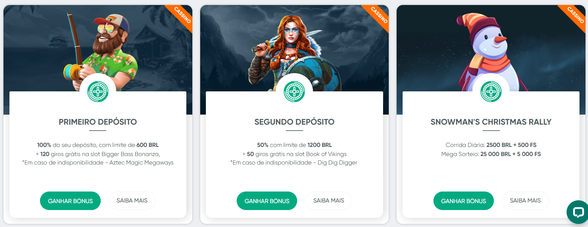 Visualização da promoção do cassino Ivibet