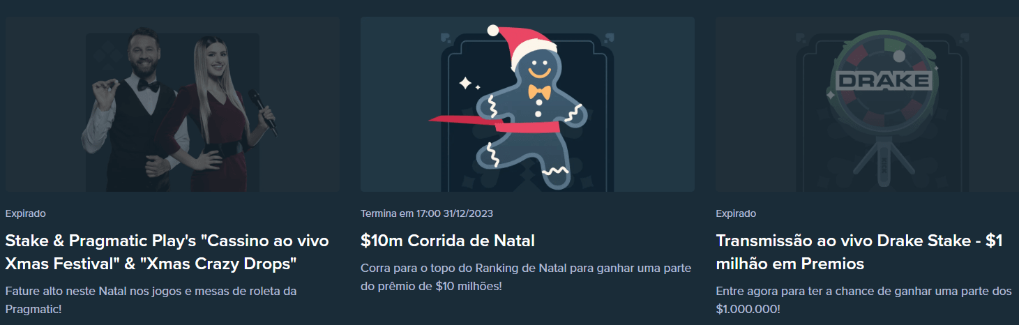 Prévia da promoção do cassino Stake