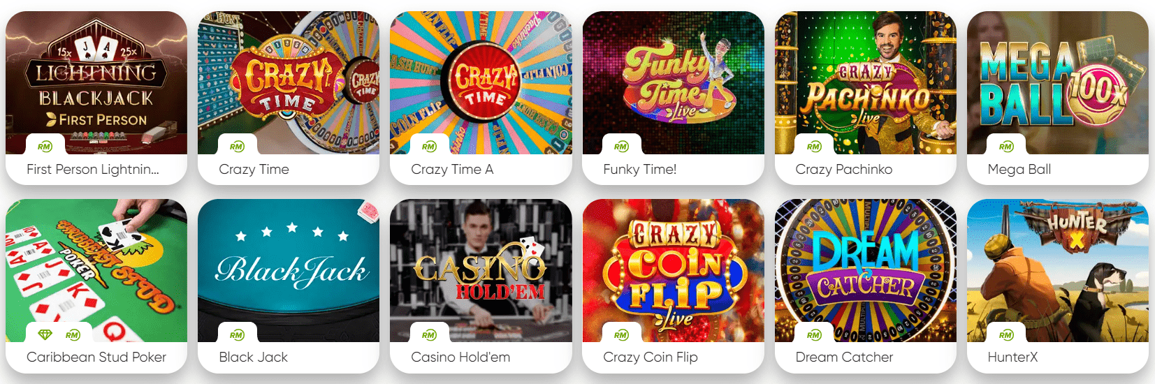 Prévia dos jogos de mesa do Fresh Casino