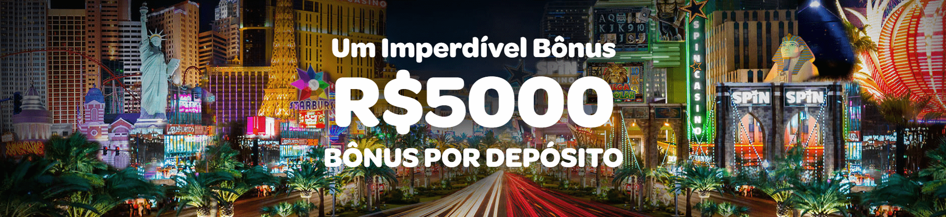 Visualização da promoção do cassino Spin