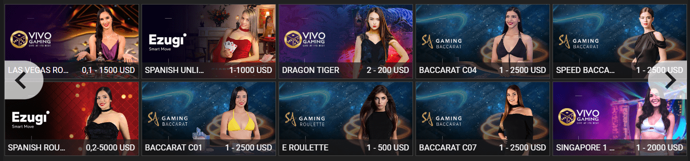 Prévia do cassino ao vivo da Megapari Prévia do cassino ao vivo da Megapari