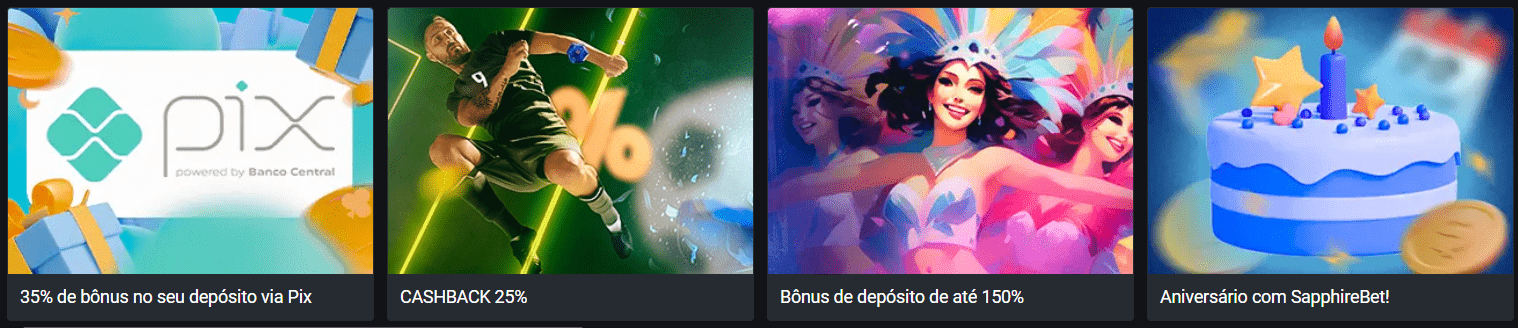 Prévia da promoção da SapphireBet