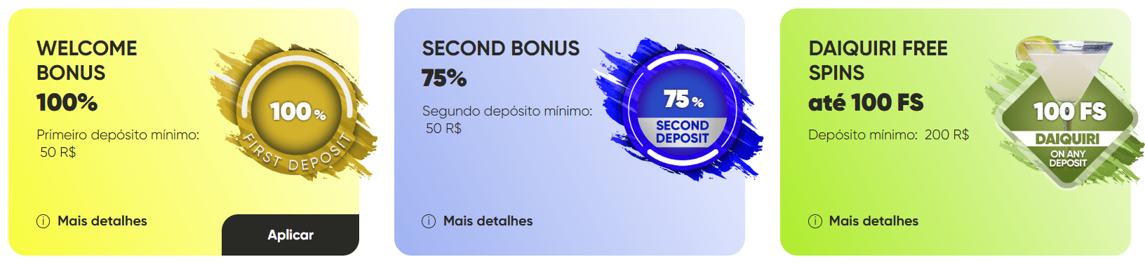 Prévia da promoção do cassino