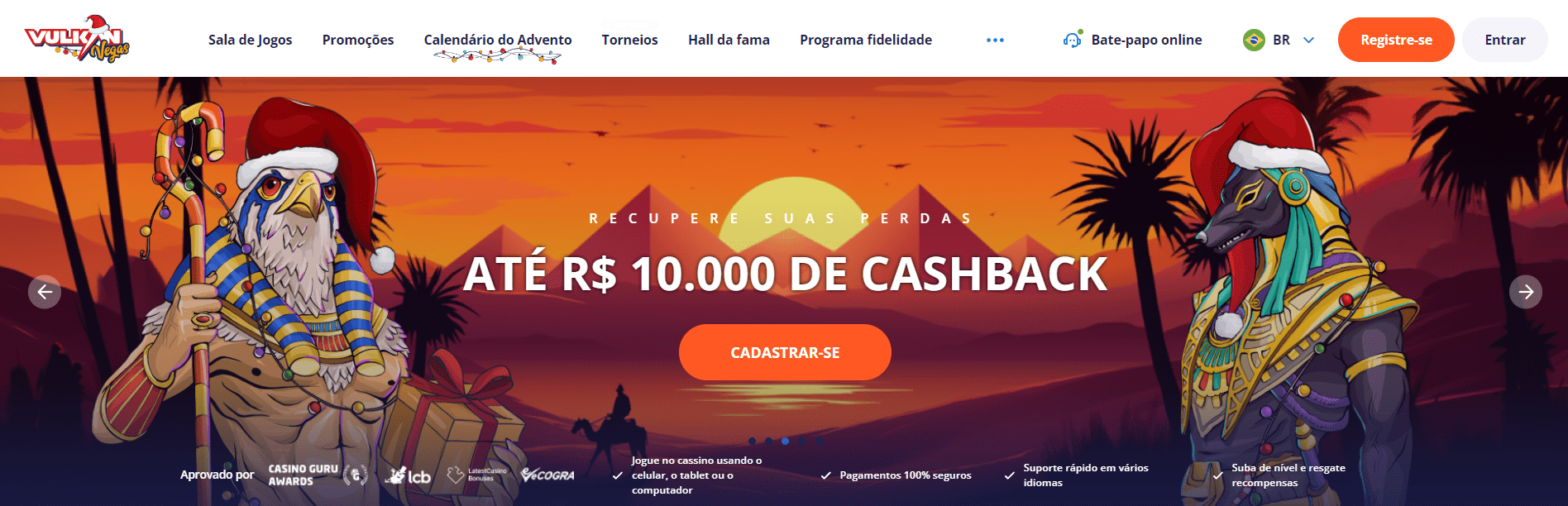 Prévia do caça-níquel Vulkan Vegas # 1