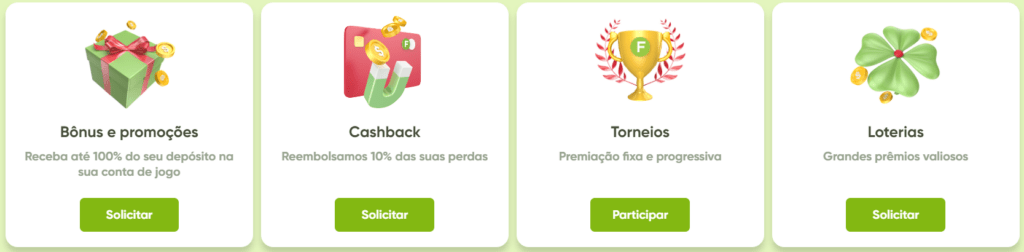Prévia da promoção do cassino