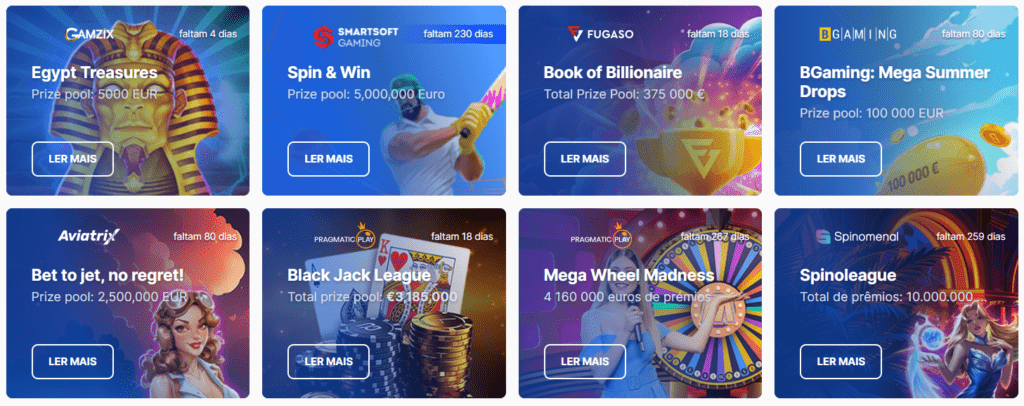 Prévia da promoção do cassino