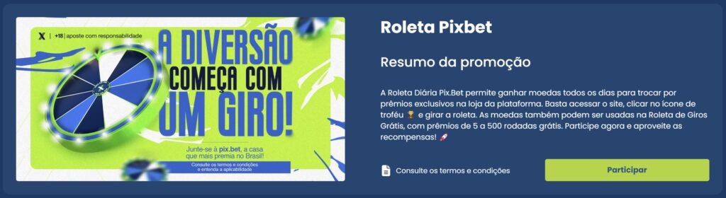 Pré-visualização da promoção PixBet #3