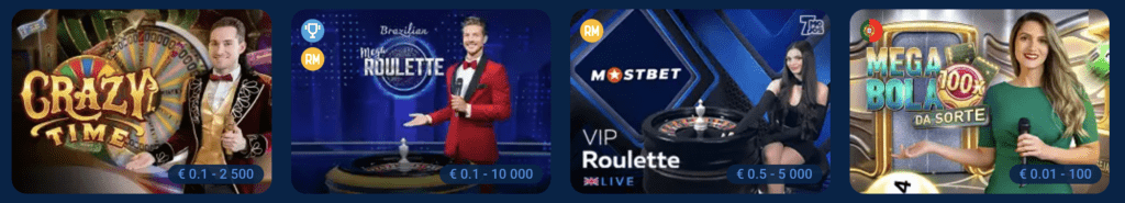 Prévia dos caça-níqueis do Mostbet Casino
