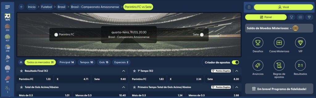 Prévia das apostas desportivas PixBet
