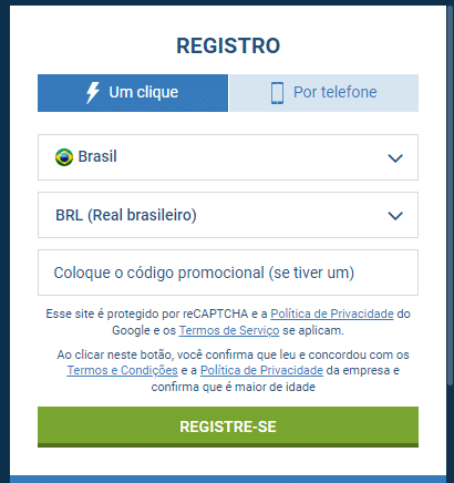 1xbet registar